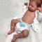 RXDOLL 20 Zoll Reborn Baby Puppen Silikon Vinyl Ganzkörper Mädchen Loulou Realistische Schlafende Neugeborene Madchen Puppe Echte Baby Geboren Puppe wasserdichte Bebe Puppen