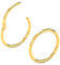 Body CAC 2 Stück-1,2mm×10mm Gold Damen Chirurgenstahl Nasenringe mit Scharnier Edelstahl Ohrring Piercing Helix Knorpel Tragus Ohrringe