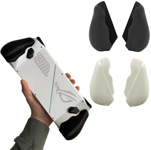 2pcs Hand Grip For Asus Rog Ally Handheld, Modified Game Hand Grip Game Console Gamepad Grip Improve Hand Feel (Black)