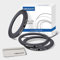 95mm Juego de adaptadores de Anillo de Filtro,Anillo Adaptador de Filtro Step-Down Ring(95mm-82mm,95mm-77mm,95mm-72mm)+1 paño de Limpieza de Objetivos.