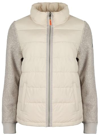 Roadsign Australia Damen Jacke mit Taschen, Roadsign-Applikation & elastische Bündchen beige | XL