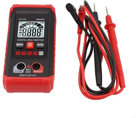 Digitales Multimeter, TRMS 2000 Counts Multimeter Manuell und Auto Ranging, misst Spannung, Strom, Widerstand, Kontinuität, Kapazität, Frequenz, testet Dioden, Transistoren