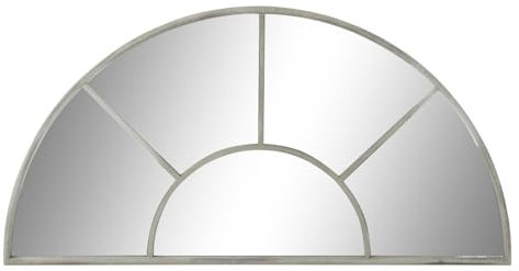 ESPEJO METAL 122X2,5X62 VENTANA ENVEJECIDO GRIS