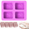Moldes para Jabones, Moldes de Silicona para Jabón, Moldes para Jabones Artesanales, Adecuado para Hacer Jabón Artesanal, Helado, Pasteles, Pudines y Chocolate