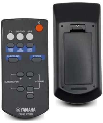 Yamaha WY578001 – Original-Fernbedienung für Yamaha Soundbars – Ersatzmodell, sofort einsatzbereit, kein Setup nötig