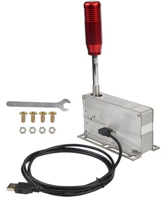 USB Sequential Gang Schalthebel Für PC Rennsorte Schnelle Reaktion Aluminiumlegierung Konstruktion Weites Kompatibilität Schnell Reaktion Racing Game Shifter Gerät