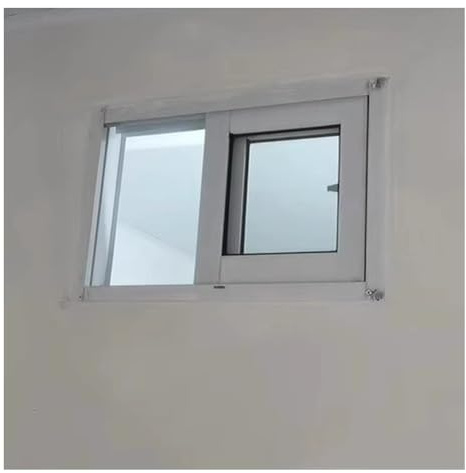 Kellerfenster, Schiebefenster – Rahmen Aus Aluminiumlegierung Mit Gehärtetem Glas Und Fliegengitter, Ersatzfenster Für Haus, Für Schuppen, Badezimmer(61x46cm)