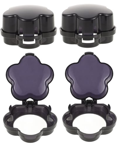 ELAYARD 4Pcs Gas Stove Knob Covers Protective Oven Dial Guards Safety Cooker Switch Covers for Proofing Kitchen Gas Stove Knobs