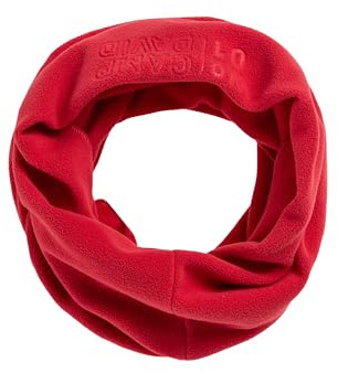Camp David Herren Loop Schal aus Fleece mit Logo-Prägung Royal Red, None