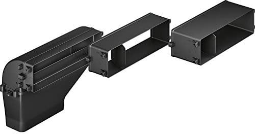 Siemens hz381401 Dunstabzugshaube Abluft Set Zubehör für Herdglocke - Zubehör für Kamin (Dunstabzugshaube Abluft Set, Schwarz, 1,46kg, 590mm, 765mm, 160mm)