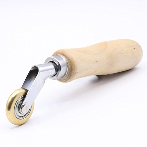 Profi Qualität Andrückrolle 6mm Messing Andrück Rolle für Ecken Druckwalze Folie Dachdecker Schweißwerkzeug