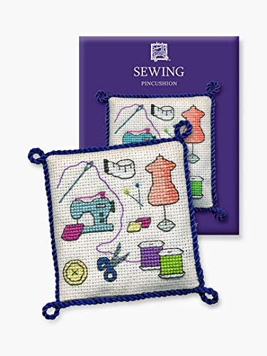 Textile Heritage Counted Cross Stitch Kit - Pincushion - Sewing