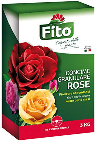 Fito 3Kg Concime Rose Granulare, Verde, 3 kg