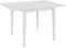 vidaXL Gummiholz Massivholz Esstisch Esszimmertisch Küchentisch Speisetisch Ausziehtisch Holztisch Tisch Esszimmer Küche Weiß MDF Ausziehbar 80-120 cm