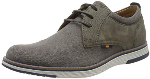 FRETZ men Herren Steven Derbys, Grau (grau 28)