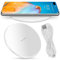 QI Wireless Ladegerät kompatibel mit Huawei P60 P50 P40 P30 Pro Plus Ladestation Kabellos Charger Induktives Universal Schnellladegerät 10W, Farben:Weiß