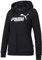 PUMA Damen Logo Full-Zip Ho Pullover, Puma Schwarz, M EU