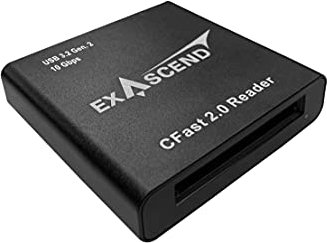 Exascend Lector de tarjetas CFast 2.0, USB 3.2 GEN 2, 10Gbps