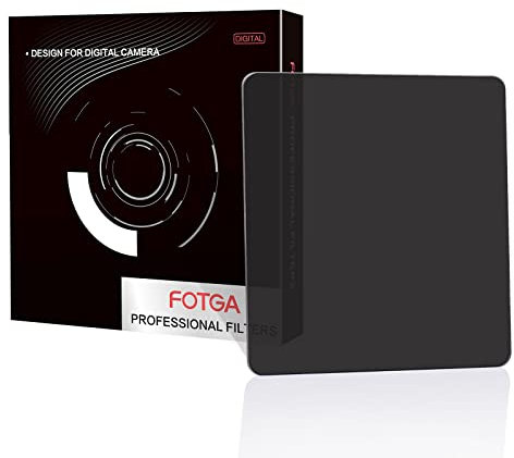 FOTGA 100x100mm Rechteckfilter ND8 Graufilter Square Neutral Dichte MC ND Filter, 3-Stop ND0.9 Quadratische ND8 Filter Optisches Glas für 4x4inch Matte Box Cokin Z Hitech LEE