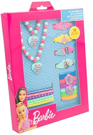 Joy Toy Barbie Juego de Accesorios de 18 Piezas, Floral, Color Mehrfarbig, 36 w x 78 h (22784)