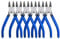 KAIHAOWIN 6 Pezzi Pinza a Taglio Laterale, Tronchesina per Elettronica 160 mm, Pinza Elettricista Tronchesino Modellismo, Tronchesino Piccolo per Modelli e Fili Morbidi, Blu