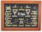 Sea-Club Knotentafel hinter Glas Englisch Knotenbild Holz/Glas 40x30cm