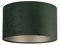 Uniqq Lampenschirm Velours dunkelgrün Ø 35 cm - 20 cm hoch