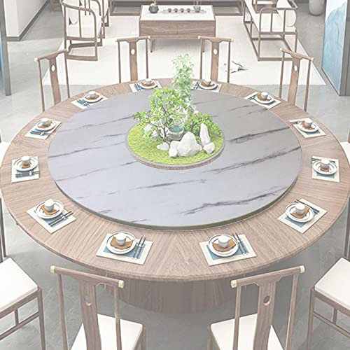 Plateau De Service Rotative Pour Table À Manger, 70/80/90cm Lazy Susan Plateau Tournante Rond, Table Tournante En Bois, Plateau Pivotant À Rotation, Roulement Silencieux ( Color : B , Size : 60cm-24in