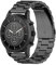QULLOO Armband für Xiaomi mi Watch/Watch Color/Watch S1 / S1 Active / S1 Pro/ S2 / S3 /Watch 2/2 Pro/Redmi Watch 5 Active/Redmi Watch 5 Lite, 22MM Edelstahl Metall Ersatzband Strap Schwarz