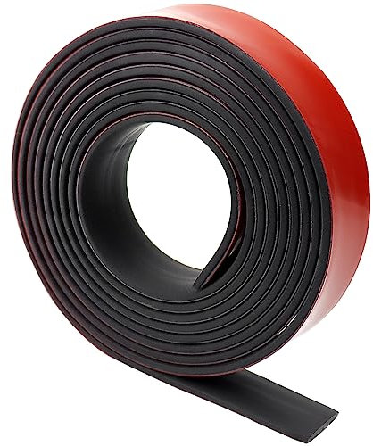 Storystore Tiras adhesivas de goma de neopreno de 25 mm de ancho x 3 mm de alto x 3 m de largo, tira de goma sólida para juntas de bricolaje, manualidades, almohadillas, protección de suelos, soportes