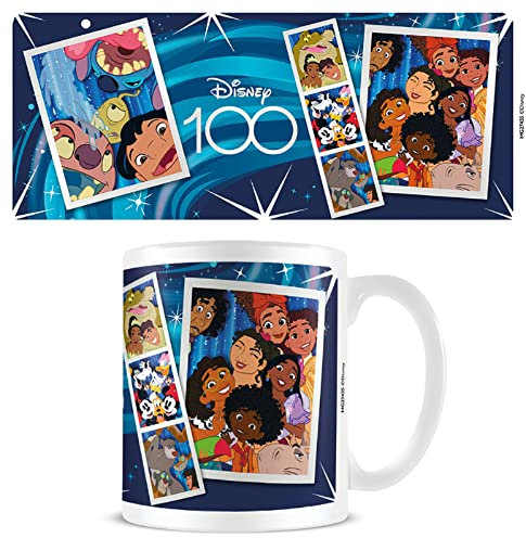 Pyramid International MG27435 Disney Ceramic Mug, Disney 100 Stitch, Encanto and Mickey Mouse Photo Booth Design, 11oz Capacity