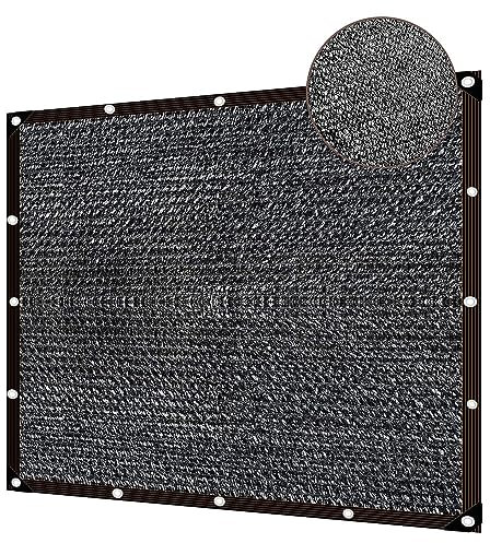 Anyingkai Schattiernetz mit ösen 2x4m,Schattennetz Garten,Schattierungsnetz für Gewächshaus,Sonnenschutz Netz,Beschattungsnetz 85-95% Shading Rate