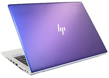 HEWLETT PACKARD HP Laptop 14 Zoll, Notebook 14 Zoll, EliteBook 840 G5, i5-8250U, 16GB RAM DDR4, 512GB SSD, QWERTZ Tastatur beleuchtet, Laptop Windows 11, 2 Jahre Garantie (Renewed) (Purple)