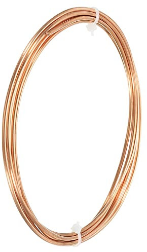 DMiotech 1 mm x 2 mm Lungo 2,0 M Frigorifero Rame Tubo Flessibile Tubo per Compressione, Aria Condizionatore Aria Assistenza