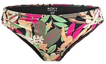 Roxy Printed Beach Classics - Hipster-Bikiniunterteil für Frauen Schwarz