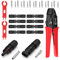 RedStar24 Set Pinze Crimpatura Solare 2,5/4/6mm² con 10 Connettori Maschio & Femmina, 2 Chiavi per Montaggio, Crimpatrice per Cavi Solari PV e Impianti fotovoltaico