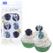 PME Harry Potter Set de 6 Toppers de Cupcakes Comestibles, Serpentard/Slytherin