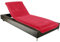 Rainleaf Handtuch Schutzhülle für Garten, Strandliege, Sonnenliege, Stuhlkissen, Garten/Strand/Campingstuhl - (nur Bezug), Handtuchbezug 100% Bio-Baumwolle, 72,5 x 200 cm (Rot)