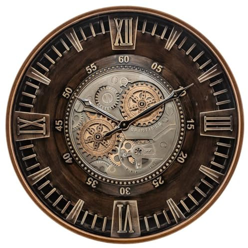 Atmosphera - Mechanische Uhr Yoni Metall braun d59cm