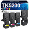 HALLOLUX TK5230 TK 5230 Kompatibel für Kyocera Ecosys P5021cdn Toner M5521cdw M5521cdn P5021cdw P5021 M5521 TK-5230K TK-5230 TK-5230C TK-5230Y TK-5230M (Schwarz Cyan Gelb Magenta, 4er-Pack)