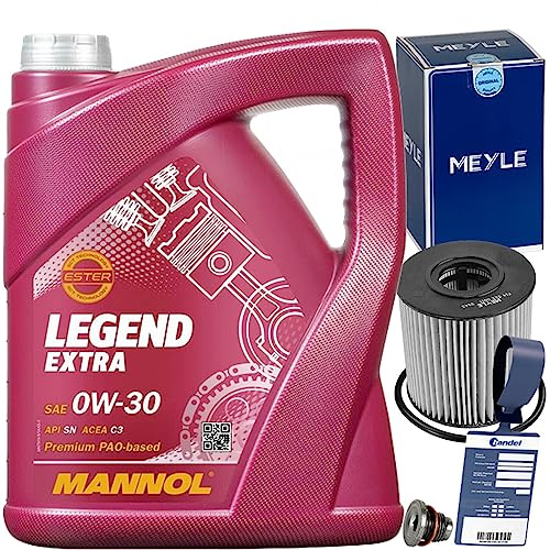 Meyle Ölfilter+0W30 Öl | 7143220011+Meyle Ölfilter+56423+Mn+MN7919 0W30 Öl für C4 C5 Berlingo DS3 207 308 3008 5008