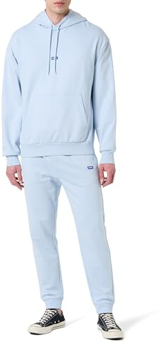 HUGO Men's Tracksuit_NalonsoNap 10249110 Sweatshirt, Open Blue487, 3XL