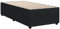 vidaXL Cadre de lit Noir 90x190 cm Velours, sommier, Cadre de lit Plateforme, Cadre de lit rembourré, Meuble de Chambre à Coucher, Cadre de lit Simple