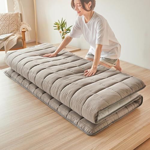 Futon-Matratze, japanische Bodenmatte, Gästematratze, aufrollbare Matratze, Faltbare Matratze in voller Größe, Futon-Campingmatratze, tragbare Matratze, Schlafmatte für Erwachsene