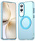 HAOYE Funda para OnePlus Nord CE 4 Lite/Nord CE4 Lite - Carcasa TPU+PC Delgada con Acabado Mate, Anti-Huellas, Antigolpes, Compatible con MagSafe Accesorios - Azul