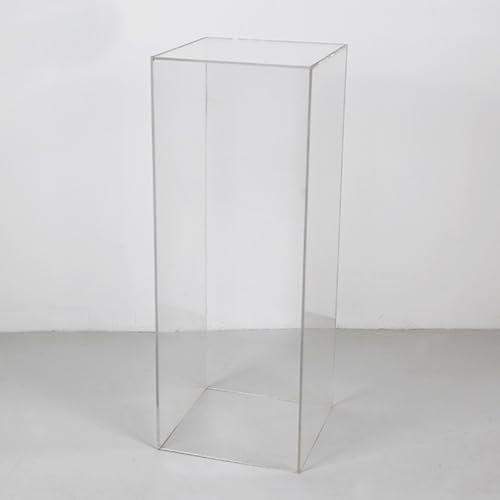 Acryl Vitrine Transparenter Acryl Beistelltisch Große Schaukasten Acryl Box for, for Action Figuren SammelfigurenSpielzeug, Acryl Ausstellungshaube(Transparent,80cm/32in)