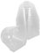 ibasenice Couverture de semis de Pot de Fleur entrée Graine Plantes Usine Jardinage Couvert Plastique serré jardinieres Exterieur Cloche végétale en Plastique végétal Transparent