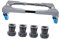 Lurrose 1Set Mobile Per Frigorifero e Asciugatrice Base Resistente Con Design Vite Per Elettrodomestici Pesanti Standard Capacità