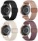 Chinbersky Elastisches Armband Kompatibel mit Samsung Galaxy Watch 7/6/5/4/FE 40mm 44mm Armband/5 Pro/Watch 4&6 Classic/Active 2 40mm 44mm/Watch3 41mm, 20mm mit Magnet Verschluss Stoff Nylon Armbänder