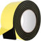 Ruzos Mousse Autocollante, 50mm (L) x 6mm (é) x 3m (Lg), Bande Etancheite,Mousse Adhesive, Astuce Maison éCologique Diy, BarrièRe ImperméAble Et Insonorisante, Anti-vibration, Anti-collision